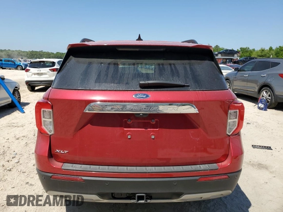 2024 Ford Explorer XLT z VIN 1FMSK7DH6RGA83445, wystawiony jako Copart lot #53043235 z przebiegiem 14 193 mil mil oraz Szkoda całkowita • Salvage title. Historia ofert i sprzedaży dostępna na DreamBid. Obrazek 6.