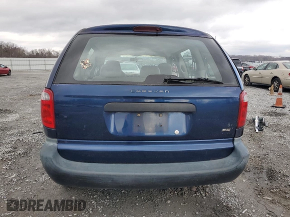 2001 Dodge Caravan SE with VIN 1B4GP25BX1B272378, listed as a Copart auction lot 84653524 with 115,131 mi miles and Salvage Title. Bid and sale history available at DreamBid. Image 6.