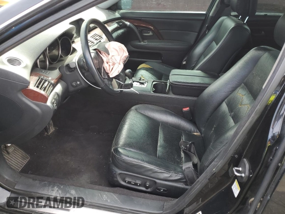 2008 Acura RL with VIN JH4KB16568C004350, listed as a Copart auction lot 46623315 with 178,744 mi miles and Salvage Title. Bid and sale history available at DreamBid. Image 7.