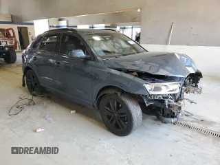 2016 Audi Q3 Premium Plus with VIN WA1EFCFS1GR019428, listed as a Copart auction lot 51129845 with 99,221 mi miles and Salvage Title. Bid and sale history available at carsss.com. Image 4.