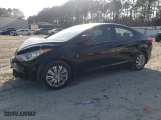 2013 Hyundai Elantra GLS PZEV with VIN KMHDH4AEXDU591279, listed as a Copart auction lot 49437925 with 182,552 mi miles and Salvage Title. Bid and sale history available at carsss.com. Image 1.