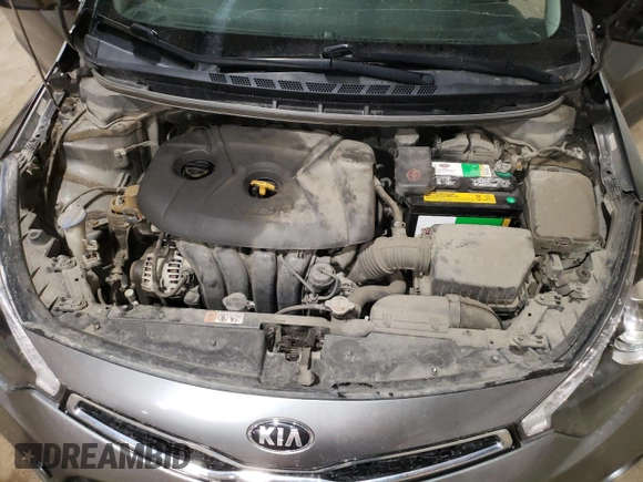 2016 Kia Forte EX with VIN KNAFX6A81G5649992, listed as a Copart auction lot 54097445 with 55,450 mi miles and Clean Title. Bid and sale history available at DreamBid. Image 11.