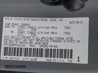 2021 Toyota Tacoma SR z VIN 5TFCZ5AN5MX281428, wystawiony jako IAAI lot #41893437 z przebiegiem 36 204 mil mil oraz . Historia ofert i sprzedaży dostępna na DreamBid. Obrazek 9.