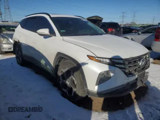 2022 Hyundai Tucson SEL with VIN 5NMJFCAE1NH093312, listed as a Copart auction lot 88271395 with 86,270 mi miles and Salvage Title. Bid and sale history available at carsss.com. Image 4.