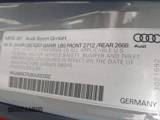 2019 Audi RS 5 Sportback z VIN WUABWCF56KA900302, wystawiony jako IAAI lot #41905518 z przebiegiem 58 932 mil mil oraz . Historia ofert i sprzedaży dostępna na DreamBid. Obrazek 9.