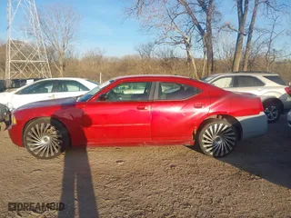 2008 Dodge Charger with VIN 2B3KA43R08H113348, listed as a IAAI auction lot 41851192 with 203,642 mi miles. Bid and sale history available at carsss.com. Image 14.