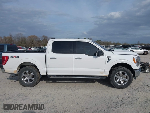 2021 Ford F-150 XL with VIN 1FTEW1EP8MKE37660, listed as a IAAI auction lot 41724059 with 45,596 mi miles. Bid and sale history available at carsss.com. Image 13.