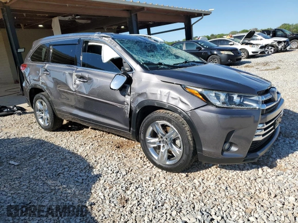 2018 Toyota Highlander Limited z VIN 5TDYZRFH1JS255314, wystawiony jako Copart lot #52329655 z przebiegiem 84 037 mil mil oraz Szkoda całkowita • Salvage title. Historia ofert i sprzedaży dostępna na DreamBid. Obrazek 4.
