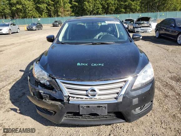 2014 Nissan Sentra SV with VIN 3N1AB7AP8EY282116, listed as a Copart auction lot 47795445 with 58,853 mi miles and Salvage Title. Bid and sale history available at carsss.com. Image 5.