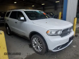 2014 Dodge Durango Citadel with VIN 1C4SDJET7EC467069, listed as a Copart auction lot 88552685 with 161,105 mi miles and Salvage Title. Bid and sale history available at DreamBid. Image 4.