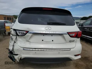 2017 Infiniti QX60 with VIN 5N1DL0MM3HC544214, listed as a Copart auction lot 53092225 with 46,800 mi miles and Salvage Title. Bid and sale history available at DreamBid. Image 6.