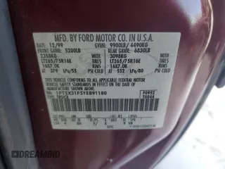 2000 Ford F-350 XL with VIN 1FTSX31F5YEB91180, listed as a Copart auction lot 89172645 with 230,534 mi miles and Salvage Title. Bid and sale history available at DreamBid. Image 12.