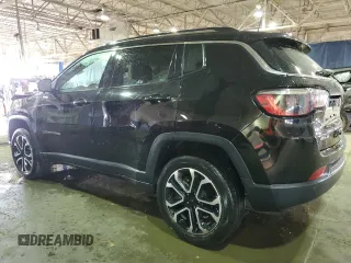 2022 Jeep Compass Limited z VIN 3C4NJDCB5NT146248, wystawiony jako Copart lot #49112635 z przebiegiem 21 730 mil mil oraz Szkoda całkowita • Salvage title. Historia ofert i sprzedaży dostępna na DreamBid. Obrazek 2.