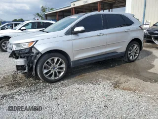 2015 Ford Edge Titanium z VIN 2FMTK4K81FBB36898, wystawiony jako Copart lot #55516035 z przebiegiem 99 068 mil mil oraz Szkody całkowita. Historia ofert i sprzedaży dostępna na DreamBid. Obrazek 1.