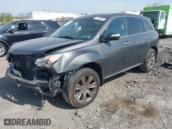 2010 Acura MDX Advance with VIN 2HNYD2H51AH520508, listed as a IAAI auction lot 42124561 with 191,970 mi miles and . Bid and sale history available at DreamBid. Image 2.