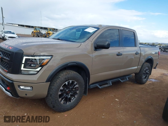 2021 Nissan Titan Pro-4X with VIN 1N6AA1ED9MN519749, listed as a IAAI auction lot 41948962 with 65,807 mi miles and . Bid and sale history available at DreamBid. Image 14.