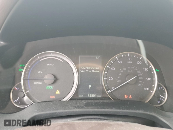 2019 Lexus RX with VIN 2T2BGMCA3KC039265, listed as a Copart auction lot 48800865 with 75,501 mi miles and Salvage Title. Bid and sale history available at carsss.com. Image 9.