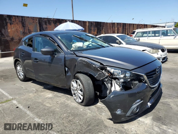 2016 Mazda 3 i Touring with VIN 3MZBM1L72GM320422, listed as a Copart auction lot 61272715 with 90,134 mi miles and Salvage title. Bid and sale history available at DreamBid. Image 4.