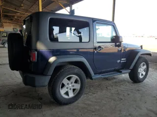 2013 Jeep Wrangler Sport with VIN 1C4GJWAGXDL604850, listed as a Copart auction lot 49509575 with 117,163 mi miles and Salvage Title. Bid and sale history available at carsss.com. Image 3.