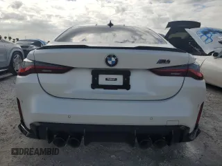 2022 BMW M4 Competition xDrive with VIN WBS43AZ02NCJ02450, listed as a Copart auction lot 77709924 with 22,378 mi miles and Non Repairable. Bid and sale history available at carsss.com. Image 6.