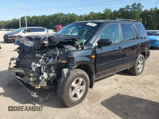 2007 Honda Pilot EX-L with VIN 5FNYF28527B004740, listed as a Copart auction lot 62019445 with Not provided miles and Salvage title. Bid and sale history available at DreamBid. Image 1.