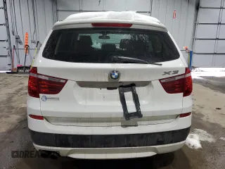 2013 BMW X3 xDrive28i with VIN 5UXWX9C56D0A31021, listed as a Copart auction lot 43621285 with Not Provided miles and Salvage Title. Bid and sale history available at DreamBid. Image 6.