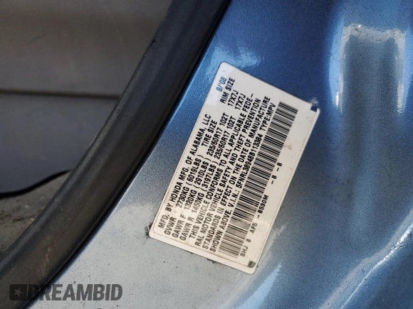 2008 Honda Odyssey Touring with VIN 5FNRL38948B113384, listed as a Copart auction lot 46405045 with 179,520 mi miles and Salvage Title. Bid and sale history available at carsss.com. Image 15.