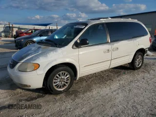 2002 Chrysler Town & Country Limited with VIN 2C8GP64L12R571490, listed as a Copart auction lot 43608465 with 158,236 mi miles and Salvage Title. Bid and sale history available at carsss.com. Image 1.