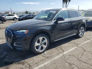 2021 Audi Q5 Premium Plus with VIN WA1BAAFY6M2023134, listed as a Copart auction lot 65323395 with 112,864 mi miles and Clean title. Bid and sale history available at DreamBid. Image 1.