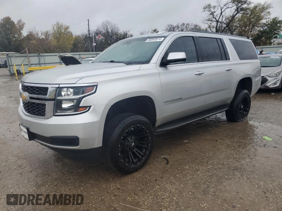 2016 Chevrolet Suburban LT with VIN 1GNSKHKC1GR257416, listed as a Copart auction lot 80993814 with 142,470 mi miles and Salvage Title. Bid and sale history available at DreamBid. Image 1.
