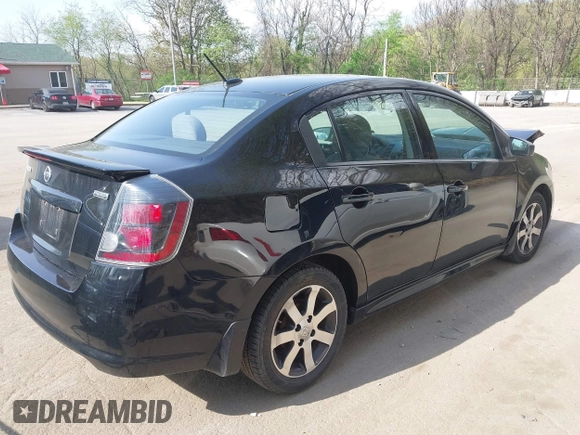 2012 Nissan Sentra SR with VIN 3N1AB6AP9CL750066, listed as a IAAI auction lot 42133339 with 122,581 mi miles and . Bid and sale history available at DreamBid. Image 4.