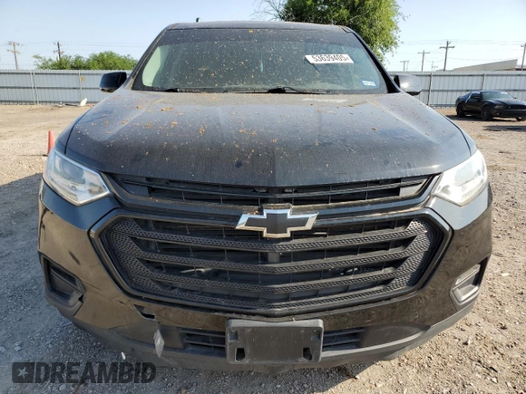 2018 Chevrolet Traverse LS with VIN 1GNERFKW8JJ156564, listed as a Copart auction lot 53639405 with 102,133 mi miles and Salvage title. Bid and sale history available at DreamBid. Image 5.