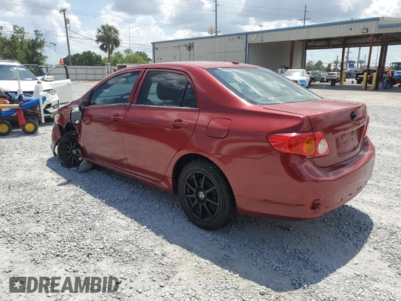 2009 Toyota Corolla with VIN JTDBL40E79J035516, listed as a Copart auction lot 55208005 with 192,271 mi miles and Salvage Title. Bid and sale history available at carsss.com. Image 2.