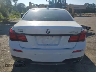 2015 BMW 7 Series 750Li xDrive with VIN WBAYF8C50FD655443, listed as a Copart auction lot 61092005 with Not provided miles and Salvage title. Bid and sale history available at DreamBid. Image 6.