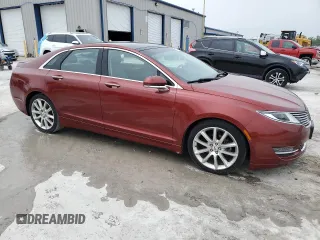 2014 Lincoln MKZ with VIN 3LN6L2G98ER829998, listed as a Copart auction lot 56548145 with 88,050 mi miles and Salvage title. Bid and sale history available at DreamBid. Image 4.
