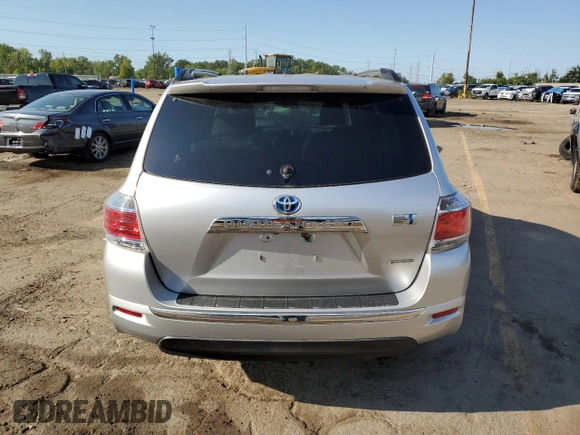 2012 Toyota Highlander Hybrid Limited with VIN JTEDC3EH1C2007813, listed as a Copart auction lot 69659804 with 89,635 mi miles and Clean Title. Bid and sale history available at carsss.com. Image 6.