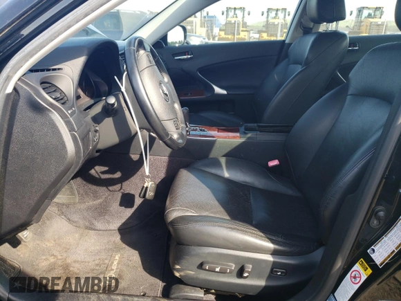 2007 Lexus IS 250 with VIN JTHCK262075012298, listed as a Copart auction lot 66276613 with 103,418 mi miles and Clean title. Bid and sale history available at DreamBid. Image 7.