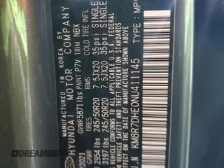 2022 Hyundai Palisade Calligraphy z VIN KM8R7DHE0NU411145, wystawiony jako Copart lot #47930585 z przebiegiem 63 027 mil mil oraz Szkoda całkowita • Salvage title. Historia ofert i sprzedaży dostępna na DreamBid. Obrazek 13.