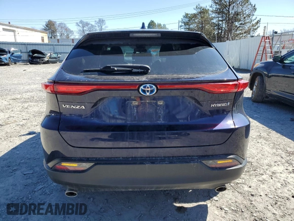 2021 Toyota Venza LE with VIN JTEAAAAHXMJ029299, listed as a Copart auction lot 50992295 with 234,216 mi miles and Salvage Title. Bid and sale history available at carsss.com. Image 6.