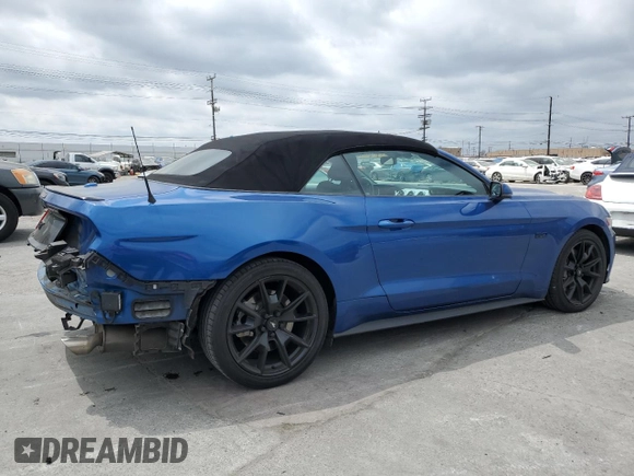 2017 Ford Mustang GT Premium with VIN 1FATP8FF6H5317482, listed as a Copart auction lot 52830315 with 83,723 mi miles and Salvage title. Bid and sale history available at DreamBid. Image 3.