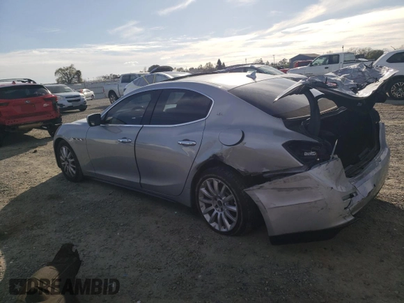 2014 Maserati Ghibli z VIN ZAM57XSA3E1105712, wystawiony jako Copart lot #47751435 z przebiegiem 88 432 mil mil oraz Szkoda całkowita • Salvage title. Historia ofert i sprzedaży dostępna na DreamBid. Obrazek 2.