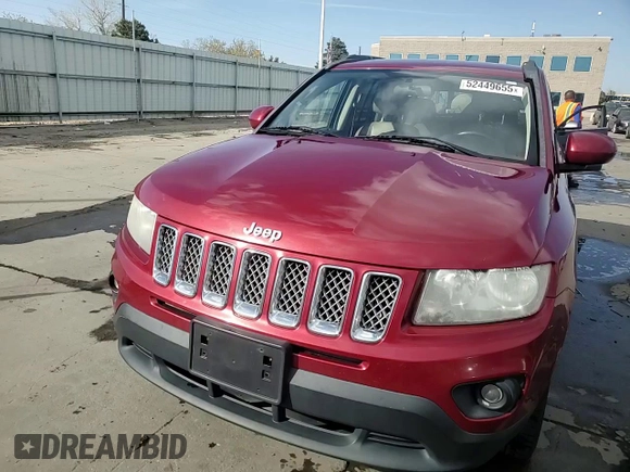 2014 Jeep Compass Latitude with VIN 1C4NJCEA7ED532061, listed as a Copart auction lot 52449655 with 178,320 mi miles and Salvage Title. Bid and sale history available at carsss.com. Image 15.