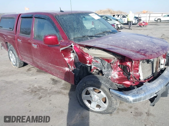 2010 GMC Canyon SLE1 with VIN 1GTDSCD91A8147601, listed as a IAAI auction lot 41700120 with 125,678 mi miles. Bid and sale history available at carsss.com. Image 1.