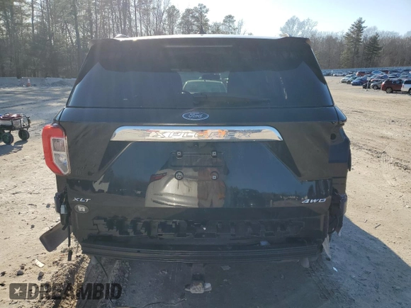 2021 Ford Explorer XLT with VIN 1FMSK8DH6MGC38669, listed as a Copart auction lot 48552145 with 53,440 mi miles and Salvage Title. Bid and sale history available at carsss.com. Image 6.
