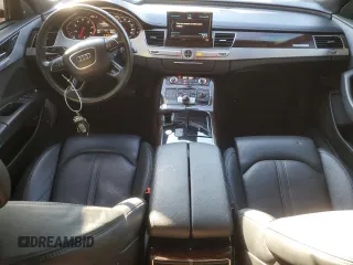 2015 Audi A8 with VIN WAUJGAFD3FN013026, listed as a Copart auction lot 67650374 with 88,064 mi miles and Salvage title. Bid and sale history available at DreamBid. Image 8.