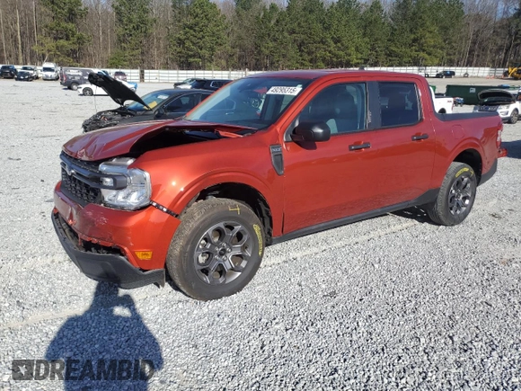 2023 Ford Maverick XL with VIN 3FTTW8E90PRA37805, listed as a Copart auction lot 49295315 with 19,388 mi miles and Salvage Title. Bid and sale history available at DreamBid. Image 1.