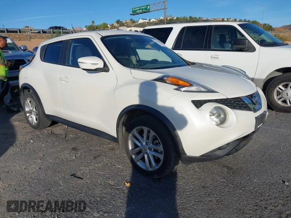2016 Nissan Juke S with VIN JN8AF5MR7GT601556, listed as a IAAI auction lot 41210259 with 127,946 mi miles. Bid and sale history available at carsss.com. Image 1.