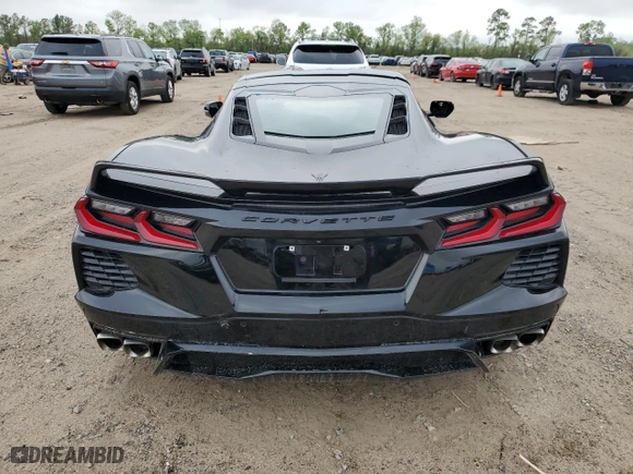2023 Chevrolet Corvette 1LT with VIN 1G1YA2D49P5112486, listed as a Copart auction lot 51111465 with 16,836 mi miles and Salvage Title. Bid and sale history available at carsss.com. Image 6.