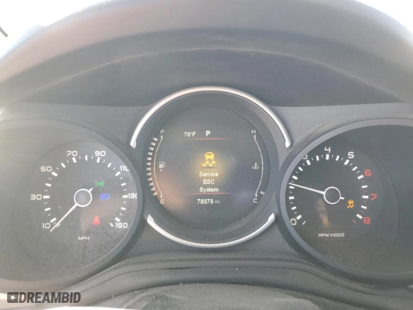 2019 FIAT 500L Pop with VIN ZFBNFAAHXKZ042353, listed as a Copart auction lot 77171484 with 78,373 mi miles and Salvage Title. Bid and sale history available at carsss.com. Image 9.