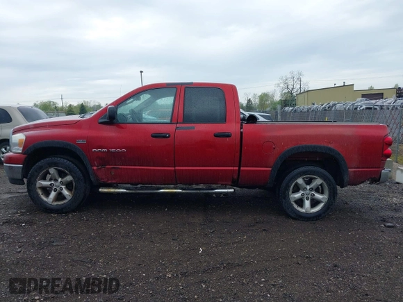 2007 Dodge 1500 SLT with VIN 1D7HU18217S189166, listed as a IAAI auction lot 42168002 with 264,304 mi miles. Bid and sale history available at carsss.com. Image 15.
